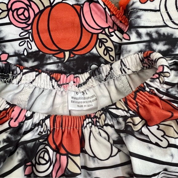 Pumpkin Pom Pom Romper - Picture 2 of 2